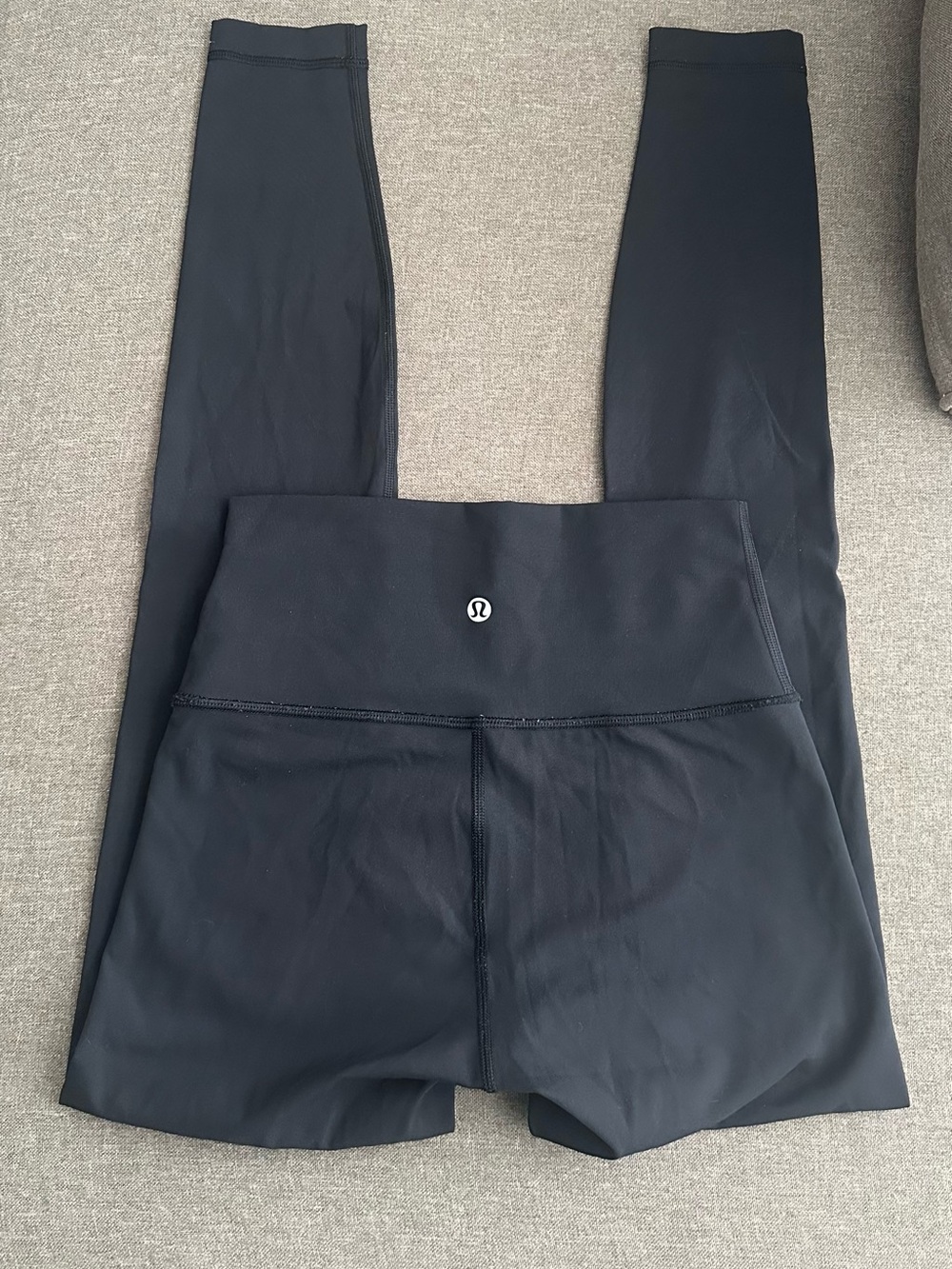 lululemon athletica Black High-Waist Leggings with Logo